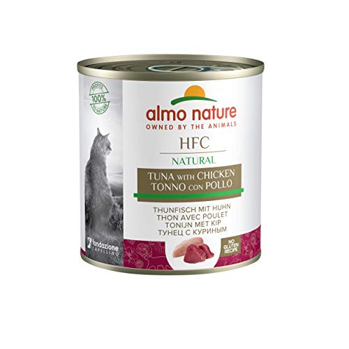 Almo Nature HFC Natural - Atún y pollo (paquete de 12 cajas de 280 g)