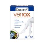 Drasanvi VENOX Ayuda a mejorar la Circulación, Hammamelis, Castaño de InDias y Ruscus, Alta Concentración de Polifenoles, Vid Roja, Arándanos y Grosellero Negro, Reforzado con Vitaminas ,45 cáps