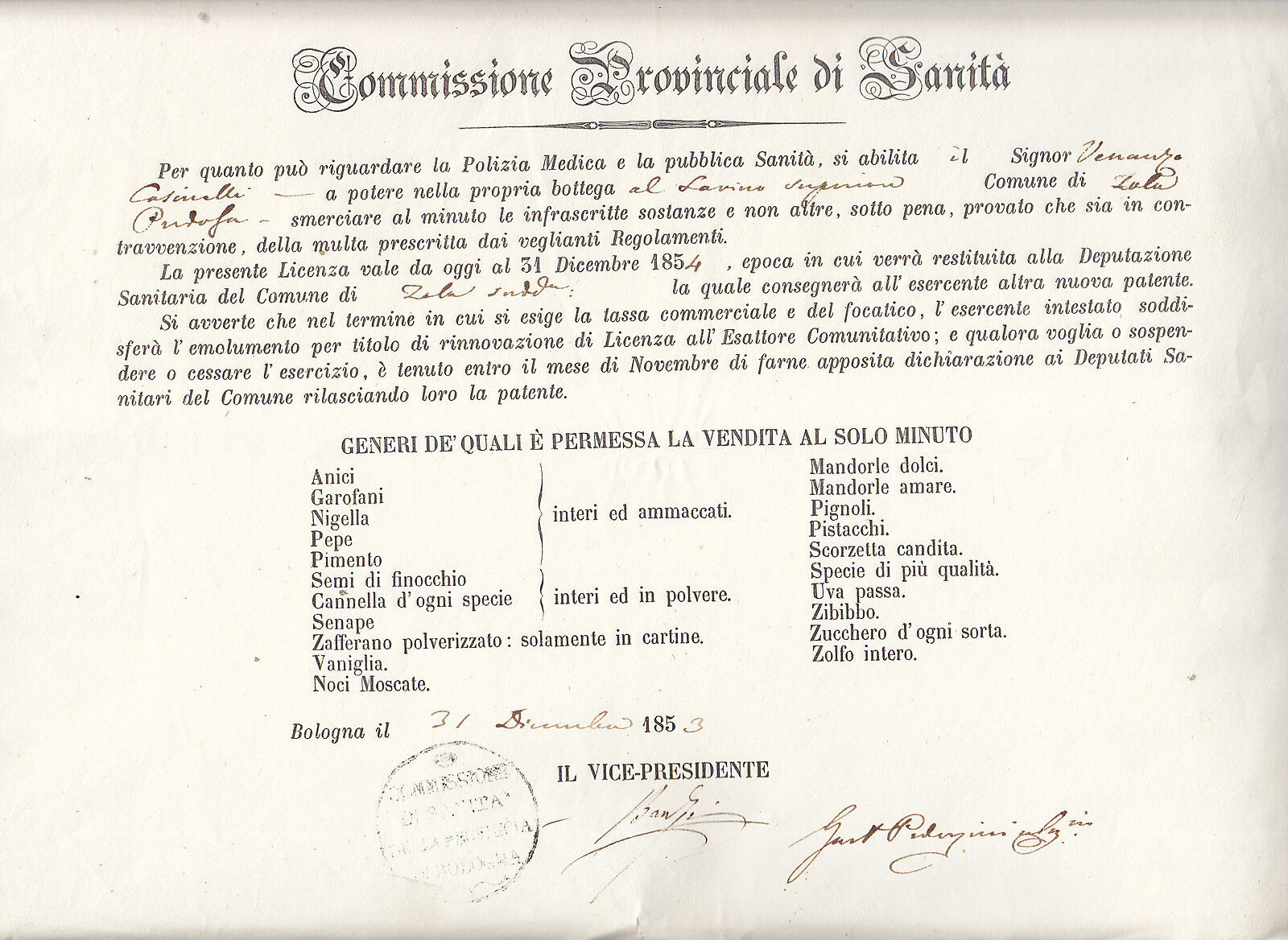 L771-SANITA' -farmacia-licenza Para La Venta de Productos