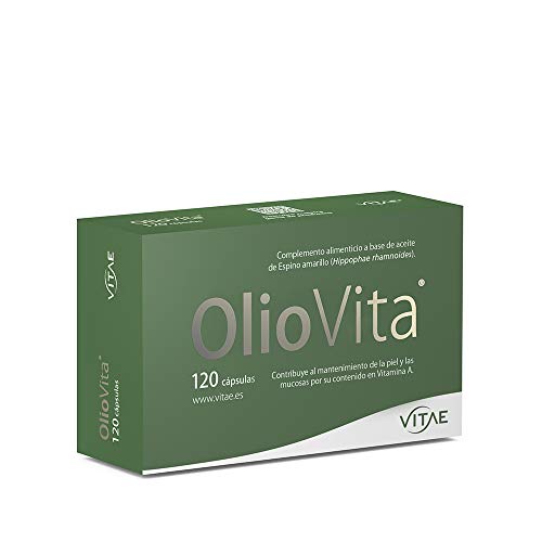 Vitae Oliovita 120 cápsulas | Espino amarillo (rico en omega7) | Hidratación y Nutrición de la piel | Sequedad | La Revolución de la Hidratación